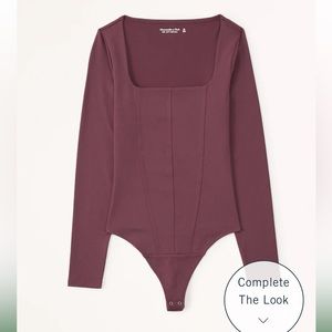 NWT Long sleeve corset bodysuit from abercrombie